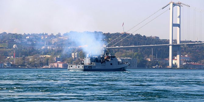 Boğaz'dan geçtiler!