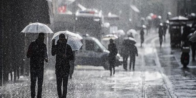 Meteoroloji'den yağmur uyarısı