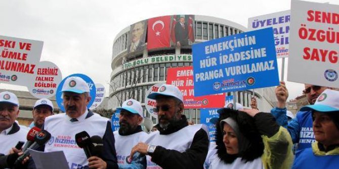 CHP'li Belediyenin işten kovduğu işçiler isyan etti