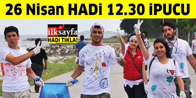 26 Nisan HADİ ipucu sorusu: Her yıl okyanusları kirleten çöpler kaç tondur? 12.30 ipucu cevabı