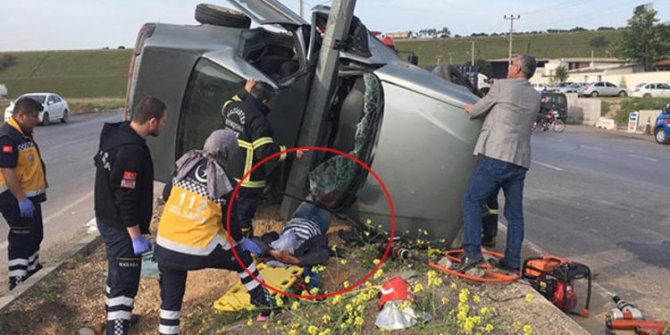 Araç bu hale geldi: Mucize kurtuluş