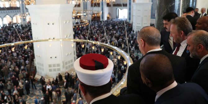 Büyük Çamlıca Camii'nde görkemli açılış