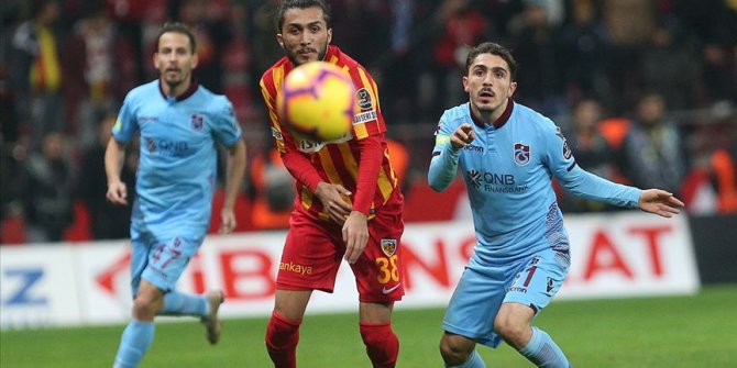 Trabzonspor ile Kayserispor 44. randevuda