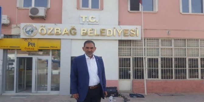 Kırşehir Özbağ'da belediye tabelasına T.C. eklendi