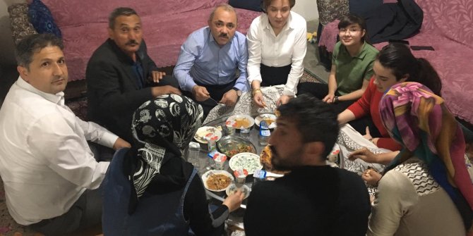 Şehid evinde iftar