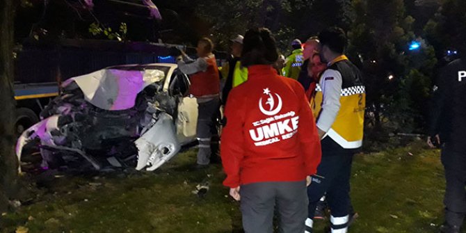 Ankara'da korkunç kaza