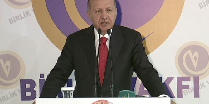 Cumhurbaşkanı Erdoğan, Birlik Vakfı iftarına katıldı