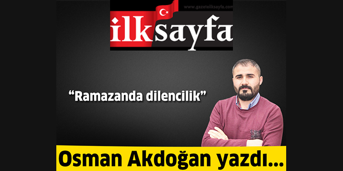 Ramazanda dilencilik