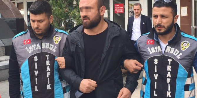 Driftten ceza yedi, 5 ay sonra makas atmaktan yakalandı