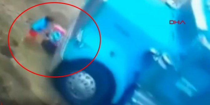 TIR’ın altında kalan çocuğun mucize kurtuluşu