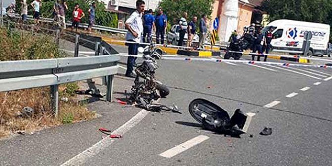 Muğla'da otomobil ile motosiklet çarpıştı