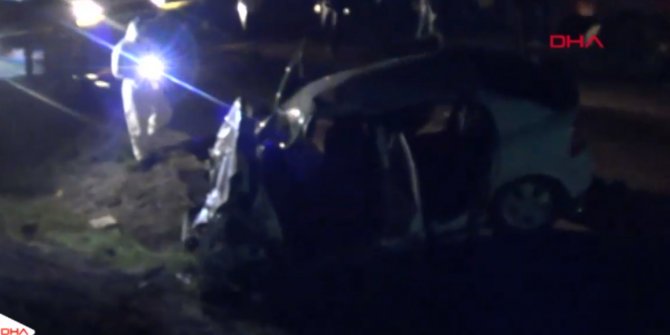 Tokat'ta feci kaza: 2 polis olay yerinde öldü
