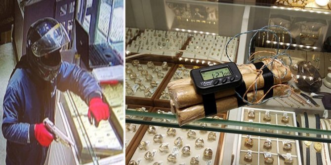 Tokat'ta sahte bomba ile kuyumcu soygunu: Tezgaha bıraktı altınları alıp kaçtı