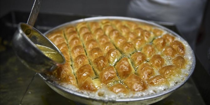 Antep baklavasında siparişler geri çevriliyor