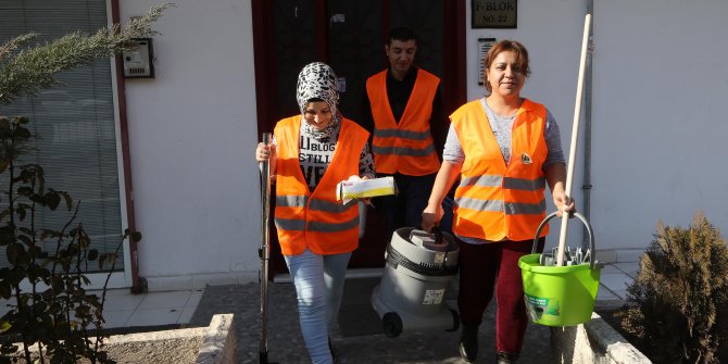 Yenimahalle Belediyesinden yaşlılara temizlik