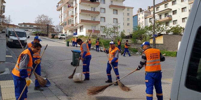 Altındağ'da mahallelere özel temizlik