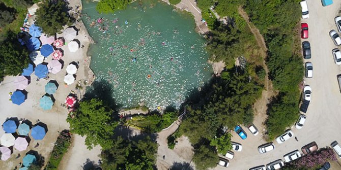 Hem şifa hem de tatil merkezi... Akın ettiler