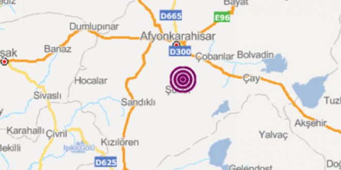 Afyonkarahisar'da korkutan deprem