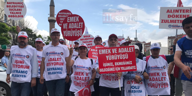 Adalet yürüyüşü başladı