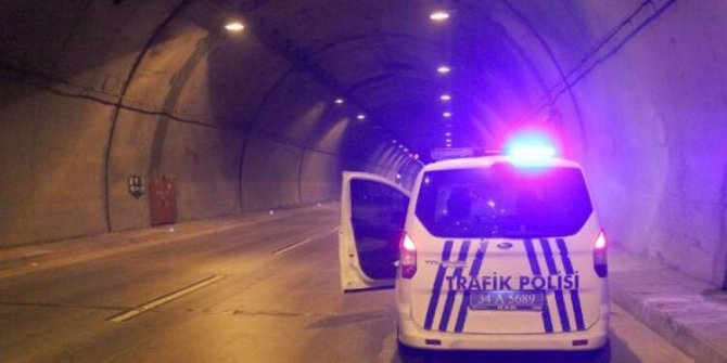 Tünelde feci kaza bir kişi öldü