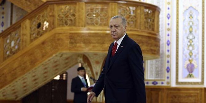 Cumhurbaşkanı Erdoğan Tacikistan'da