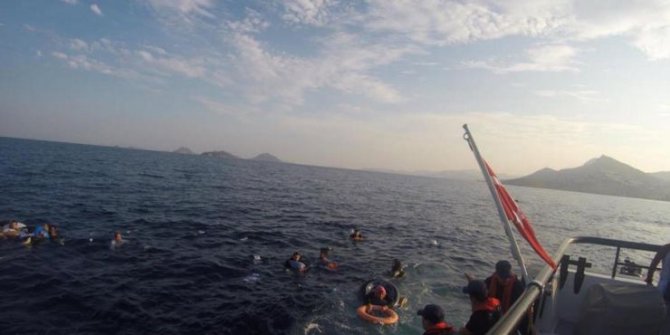 Tatil mekanı Bodrum açıklarında can pazarı