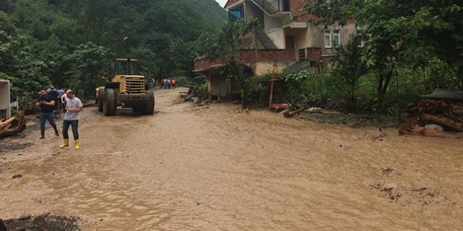 Rize'de sel alarmı!
