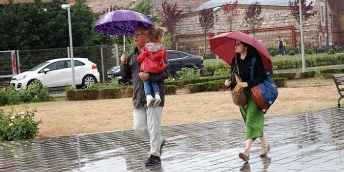 Marmara'ya da kuvvetli sağanak uyarısı