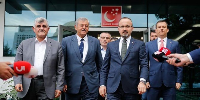 AK Parti'den Saadet Partisi'ne ziyaret
