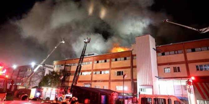 Fabrika yangını: 4 kişi öldü