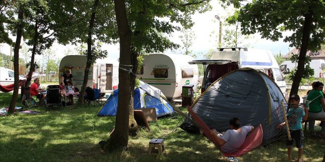 'Ormanya' yabancı kampçıların gözde mekanı oldu