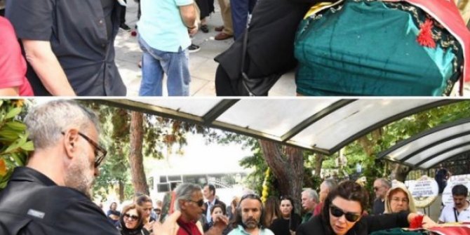 Hamdi Alkan cenaze tabutuna sarılan eşini fotoğrafladı