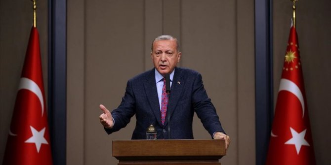 Cumhurbaşkanı Erdoğan'dan Doğu Akdeniz açıklaması: Davamızdan vazgeçemeyeceğiz