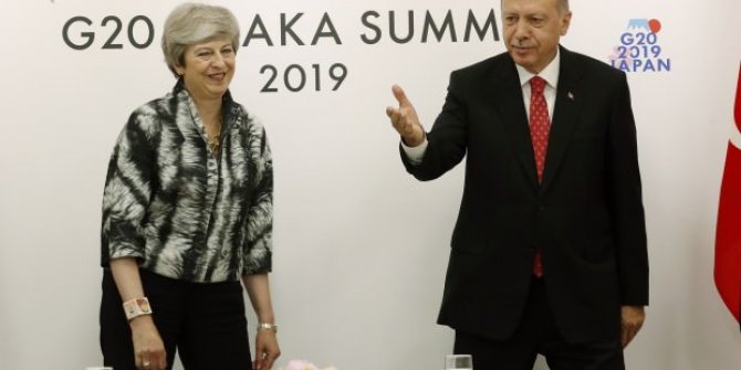 Erdoğan, İngiltere Başbakanı May ile görüştü