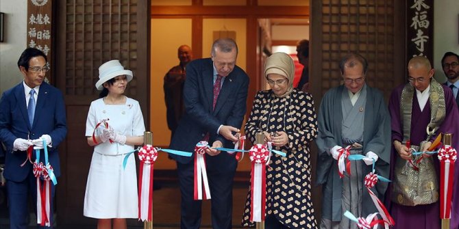 Cumhurbaşkanı Erdoğan Japonya'da 'Ara Güler Sergisi'ni açtı