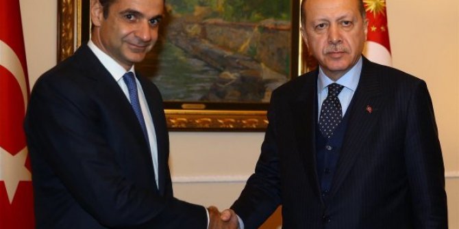Cumhurbaşkanı Erdoğan, Miçotakis'i tebrik etti