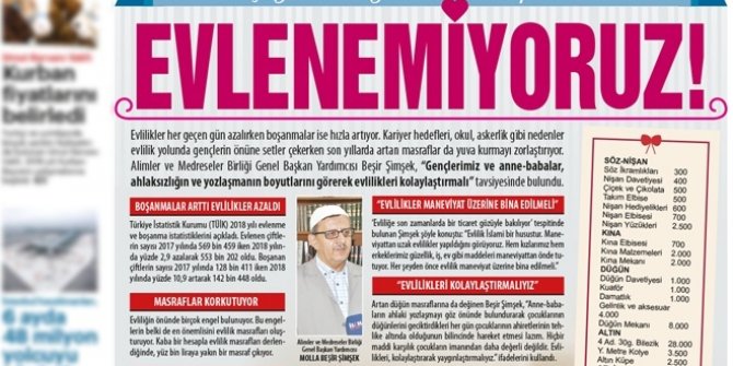 Altın, çeyiz, düğün masrafları evlenmeyi güçleştiriyor