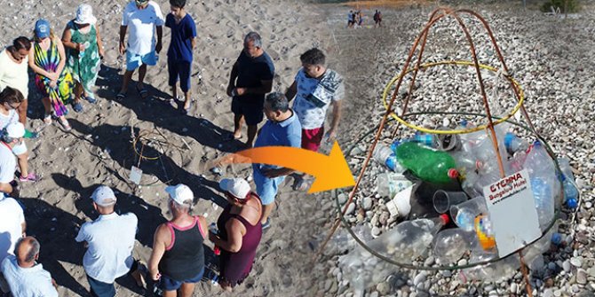 Caretta caretta kafeslerini çöplük zanneden var