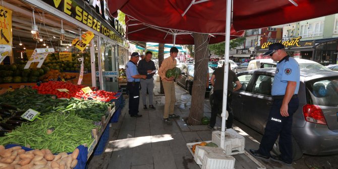 Yenimahalle'de işgaliye denetimi