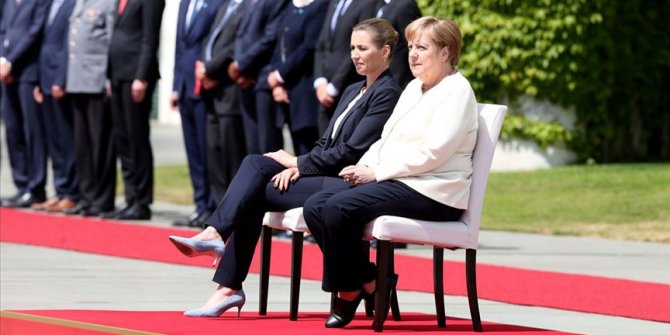 Merkel'in titreme nöbetine özel önlem