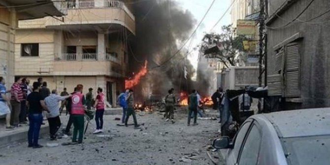 Kamışlı'da büyük patlama