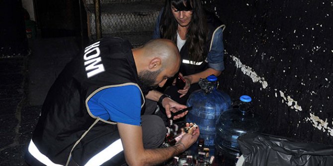 Ankara'da sahte içki operasyonu: 19 gözaltı