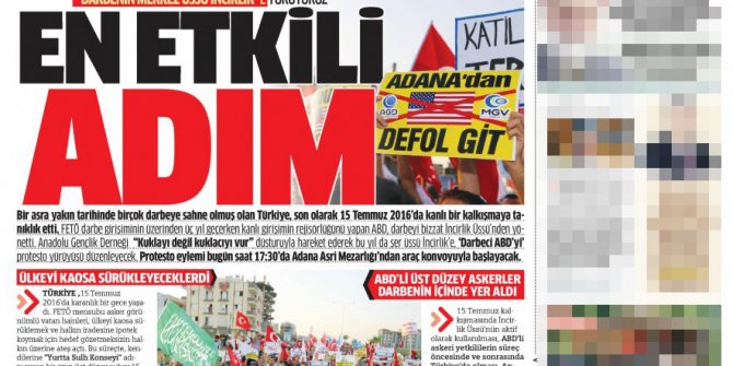 15 Temmuz'un yıldönümünde Milli Görüş'ten İncirlik yürüyüşü