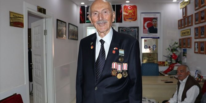 96 yaşında gazilerin hizmetinde