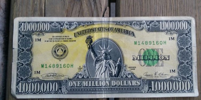 Uşak'ta 1 milyon dolarlık banknot ele geçirildi
