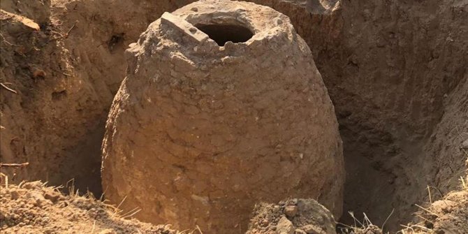 Çiftçinin pulluğuna takılan 250 yıllık 'gıda ambarı' koruma altında
