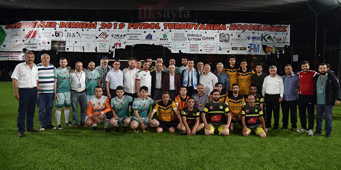 Geredeliler Derneği'nden düve ödüllü futbol turnuvası