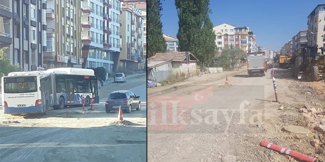 Bağlum'un işlek caddeleri köstebek yuvasına döndü