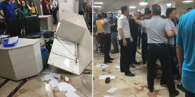 Gaziantep'te şoke eden olay: Doktora saldırdı, hastaneyi dağıttı