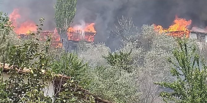Ankara'da korkutan yangın!